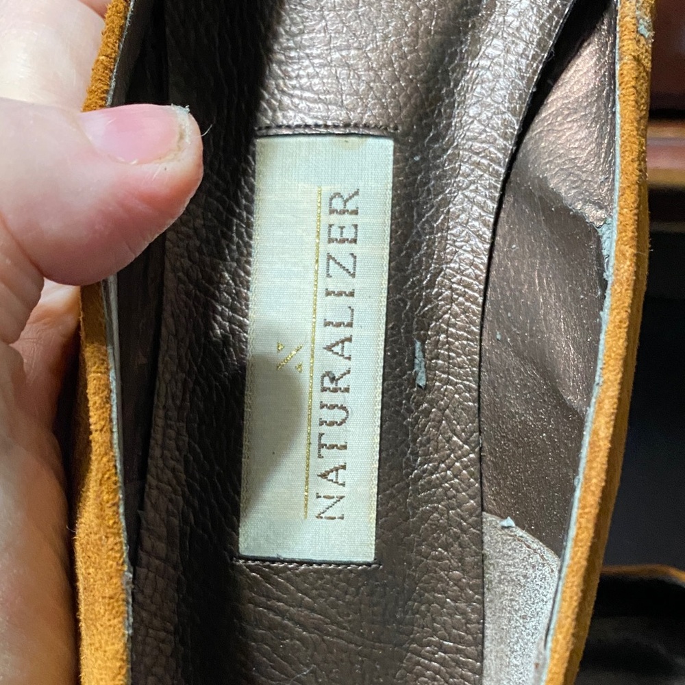 Naturalizer Vintage Rust Suede Loafers - Picture 11 of 16
